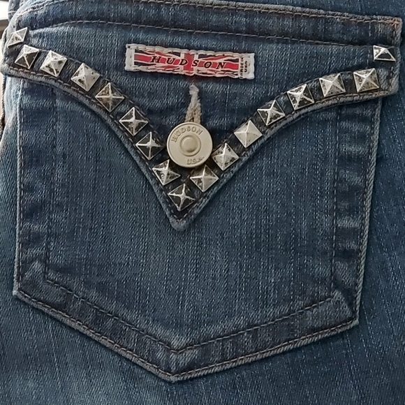 Hudson signature bootcut studded jeans - Picture 5 of 9